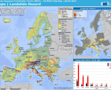 Visibility for the European Landslide Density Map